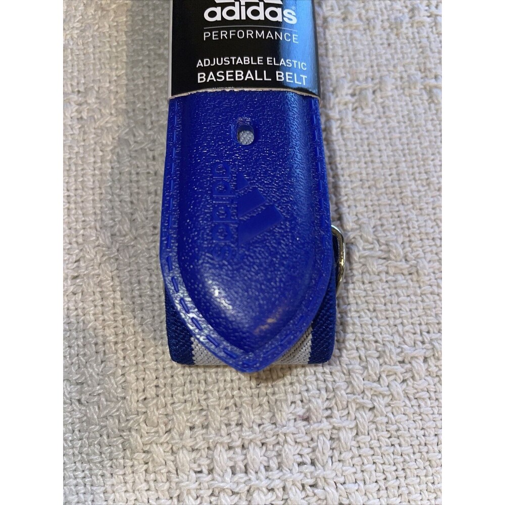 Adidas Adjustable Baseball Belt Youth 18”-32” Blue Elastic Performance BBA91RY - Picture 6 of 12